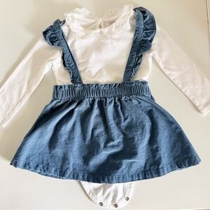 OshKosh B'gosh White Scalloped Baby Top